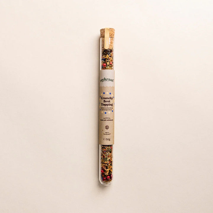 Crunchy Brot Topping- 35 Gramm im Glasrohr