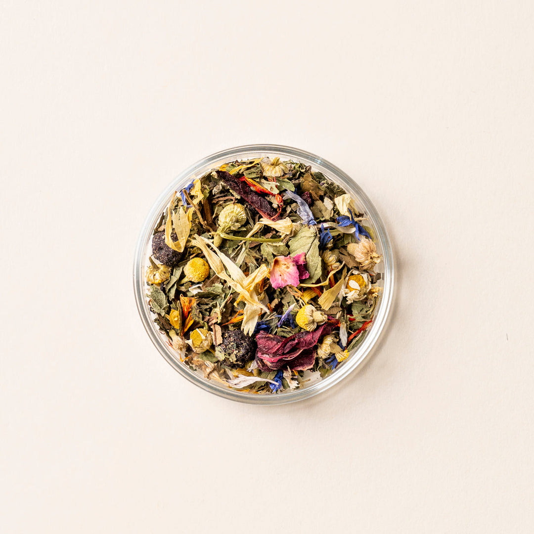 Heidelbeer Minz Tee im Glasröhrchen 12 Gramm