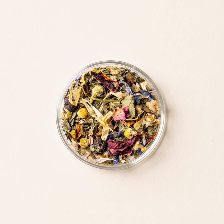 Heidelbeer Minz Tee im Glasröhrchen 12 Gramm