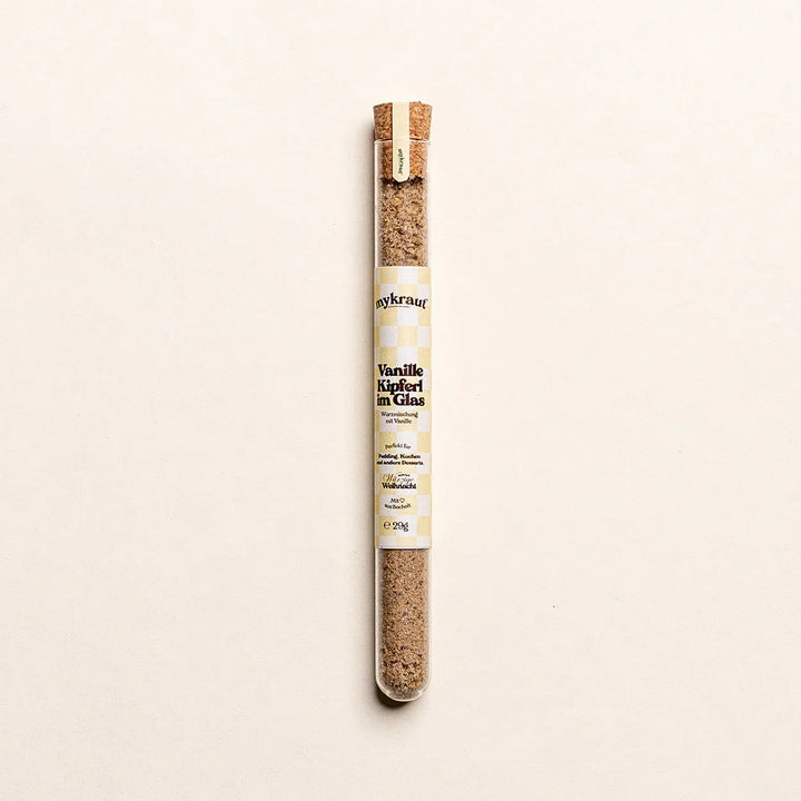 Vanille Kipferl - 29 Gramm im Glasrohr