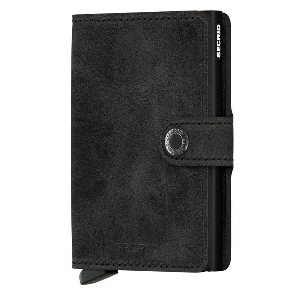 Vintage Mini Wallet Kartenetui Secrid Mini Black 