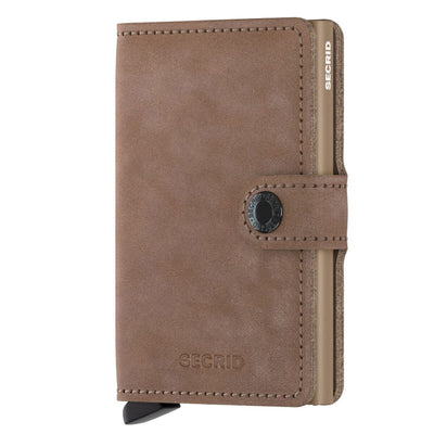 Vintage Mini Wallet Kartenetui Secrid Mini Taupe 