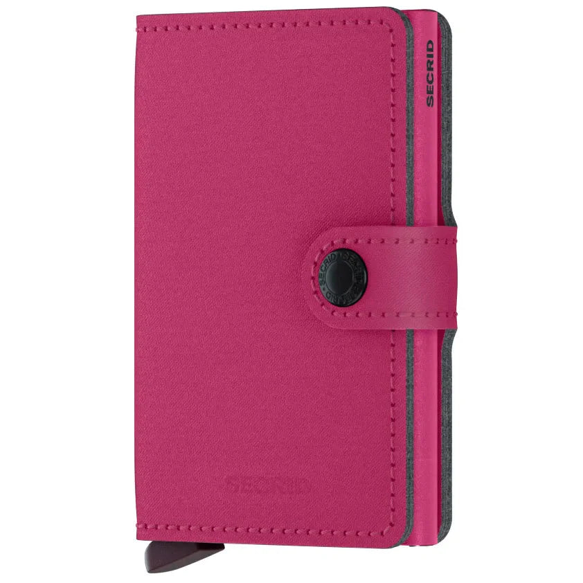 Yard Mini Wallet (Lederfrei) Kartenetui Secrid Mini Powder Fuchsia 