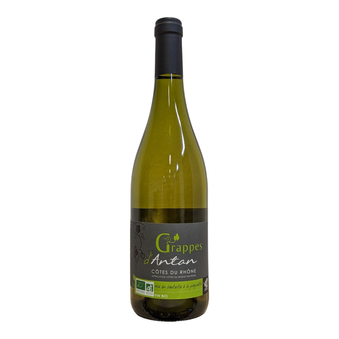 Grappes D´Antan Côtes du Rhône Villages 2021 Weisswein, Wein Cave la Vigneronne 