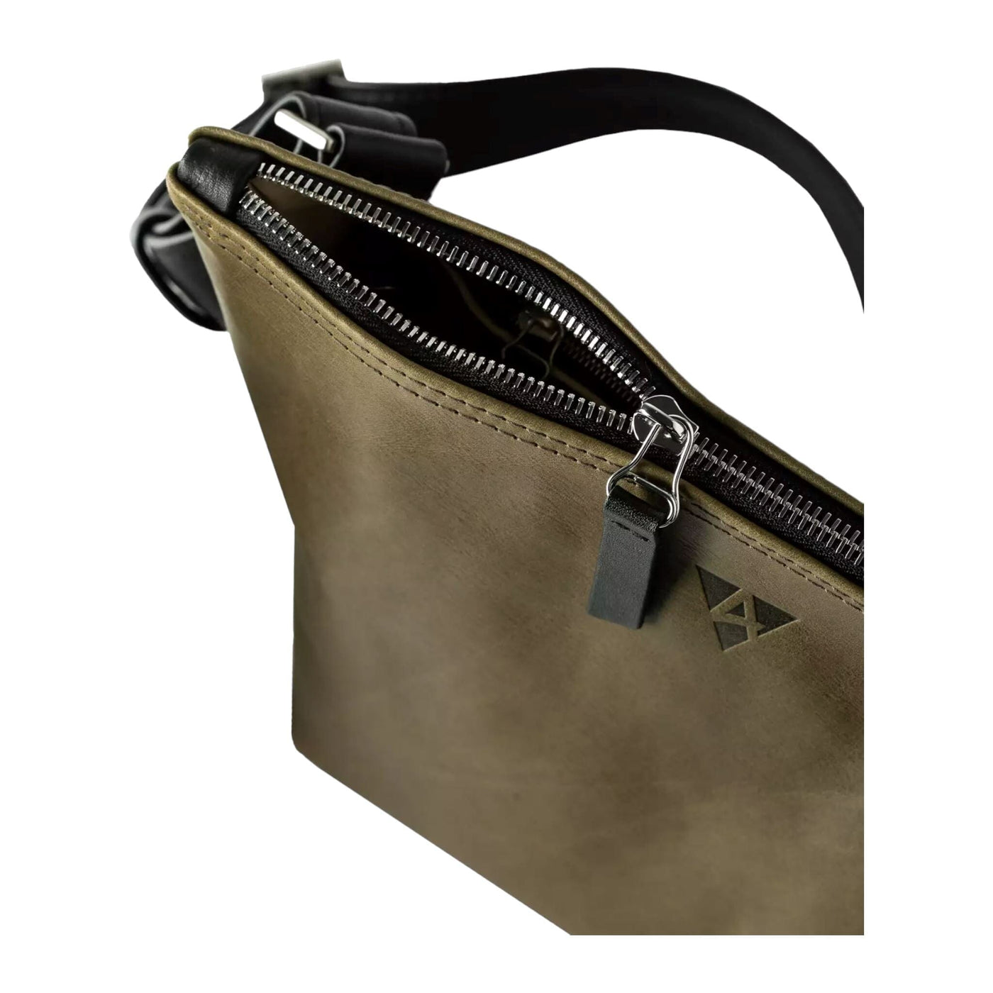 Helsinki Tasche aus Olivenleder in Olive Umhängetasche Ackermann 