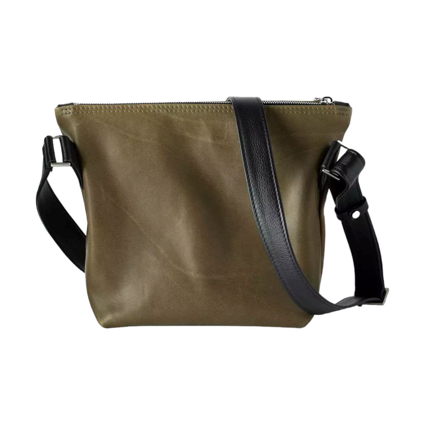 Helsinki Tasche aus Olivenleder in Olive Umhängetasche Ackermann 
