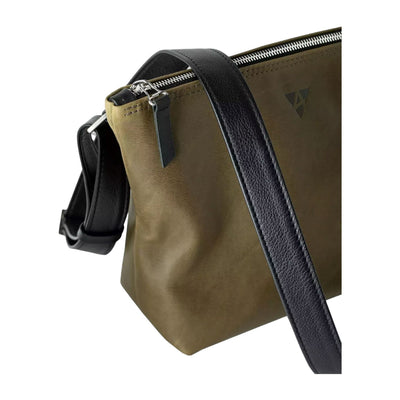 Helsinki Tasche aus Olivenleder in Olive Umhängetasche Ackermann 