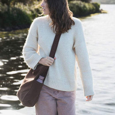 Mira Canvas Tasche Tasche TINTOK Braun 