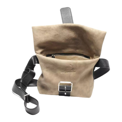 Nizza Tasche aus Hirschleder in Graugrün Umhängetasche Ackermann 