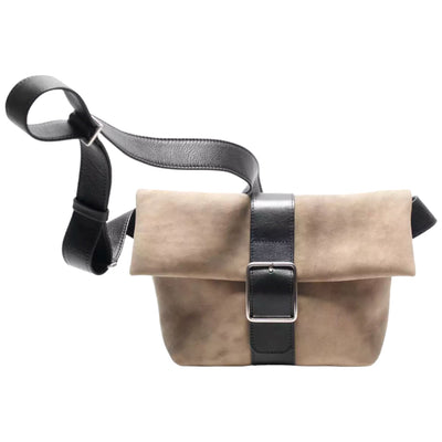 Nizza Tasche aus Hirschleder in Graugrün Umhängetasche Ackermann 