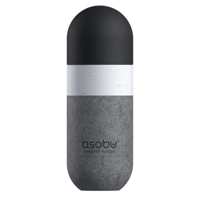 ORB Edelstahlflasche mit Becher Trinkflasche asobu 