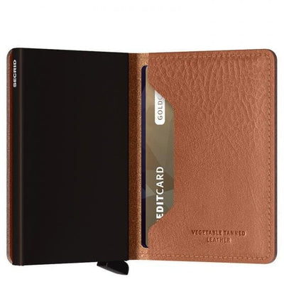 Veg Wallet aus pflanzlich gegerbtem Leder Kartenetui Secrid 